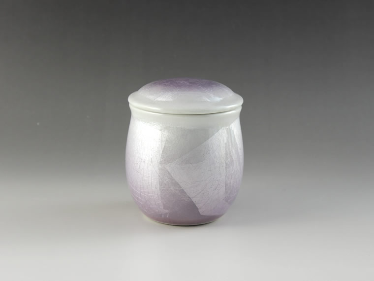 九谷焼骨壺 銀彩 星